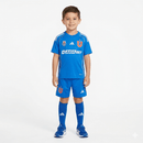 Conjunto infantil Universidad de Chile 2025 2026 primera equipación azul camiseta y pantalón calidad 1.1 oficial, Universidad de Chile infantil 25/26, Conjunto niño U de Chile azul, Ropa Universidad de Chile niños 2026, Equipación la U junior 25/26, Calidad 1.1 infantil azul, Tienda Hincha Futbolero, Regalo niño fútbol U de Chile, Camiseta azul Universidad de Chile niño, U de Chile Kids 2025 Home.